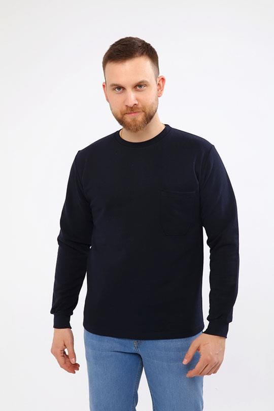 20/10 İKİ İPLİK O YAKA SWEAT OPANENT -Lacivert