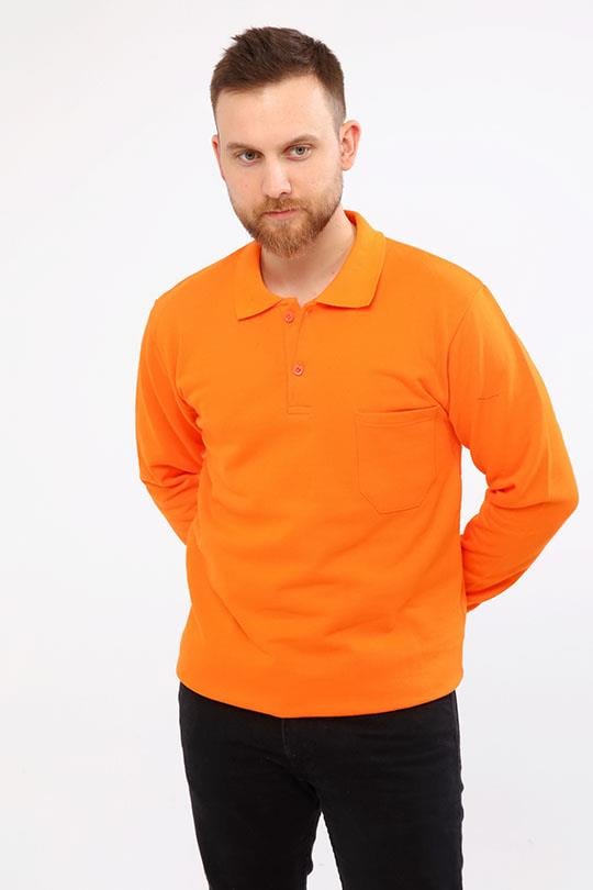 20/10 İKİ İPLİK P. YAKA SWEAT OPANENT -Turuncu