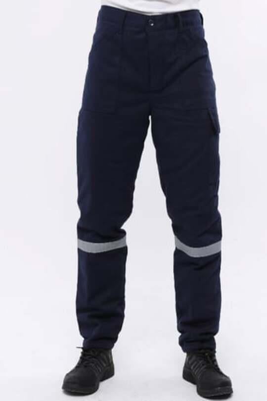 7X7 KAPİTONELİ KIŞLIK İŞ PANTOLONU 5 CEPLİ -Lacivert