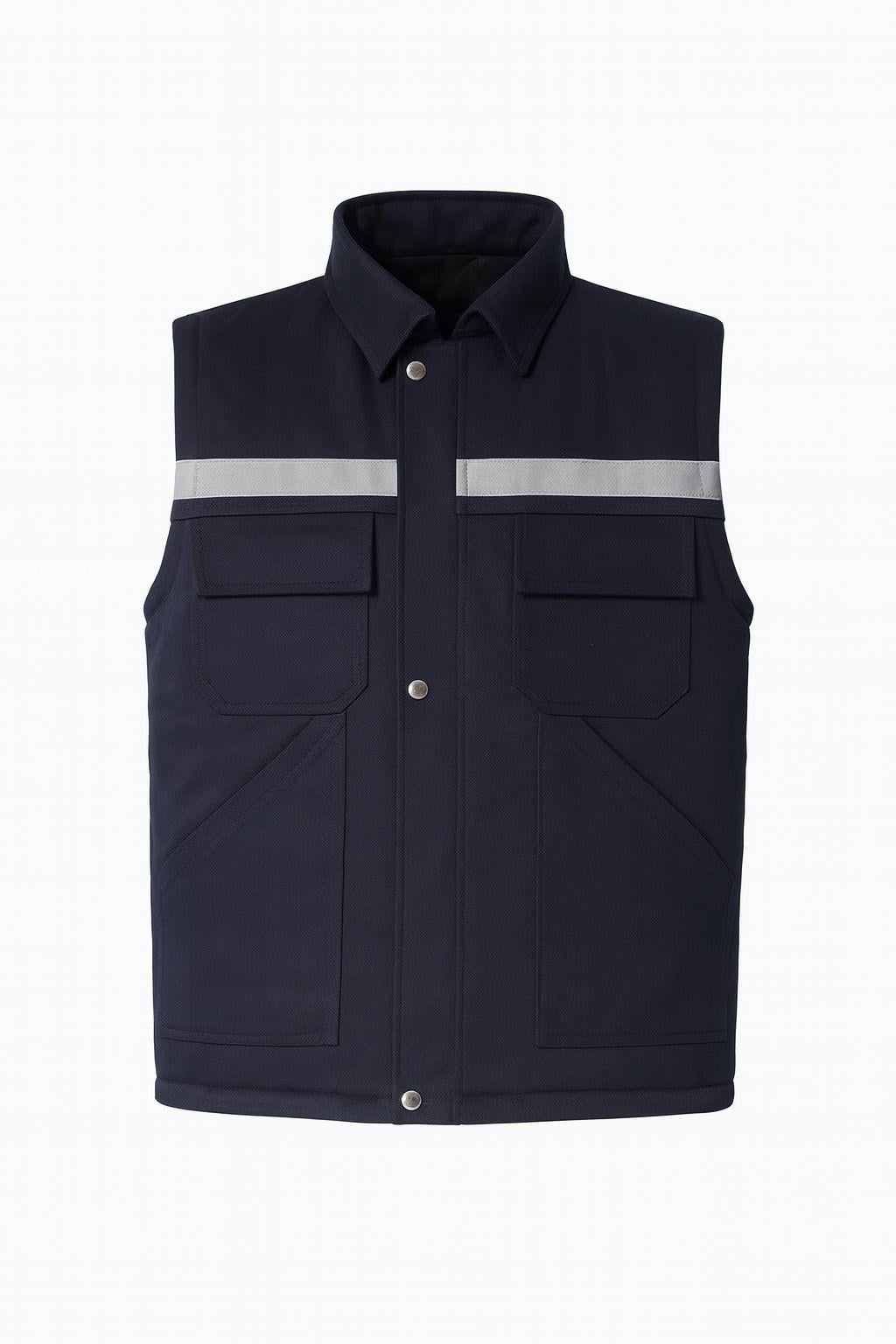 7X7 KAPİTONELİ KIŞLIK YELEK-Lacivert