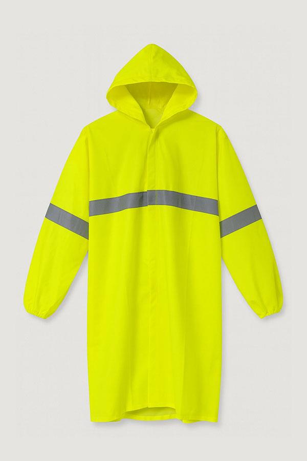 CNR PARDESÜ YAĞMURLUK KAPÜŞONLU REFLEKTÖRLÜ -Neon Sarı