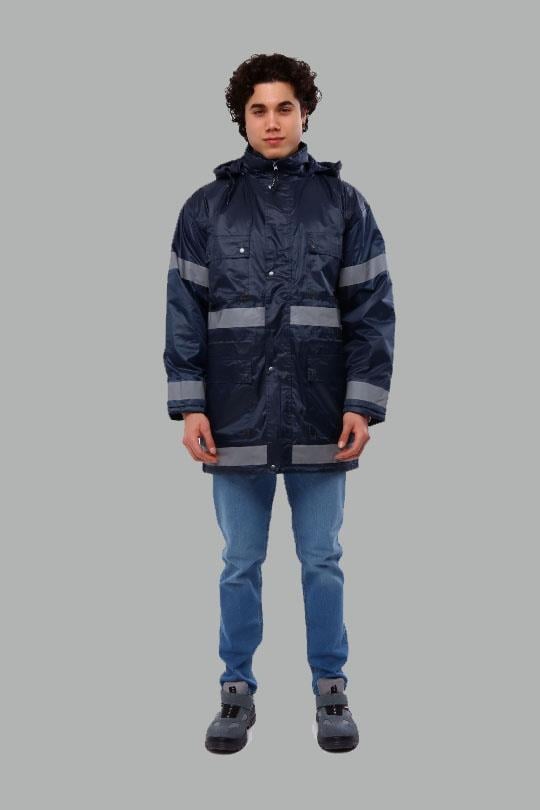 İTHAL KABAN KAPÜŞONLU REFLEKTÖRLÜ-Lacivert