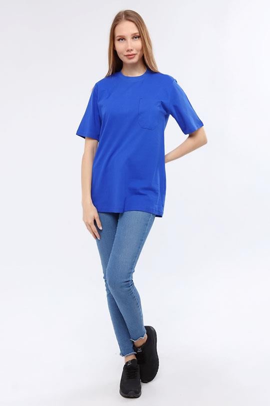 MUALTA 30/1 SUP. O YAKA TSHİRT OPANENT-Sax Mavi