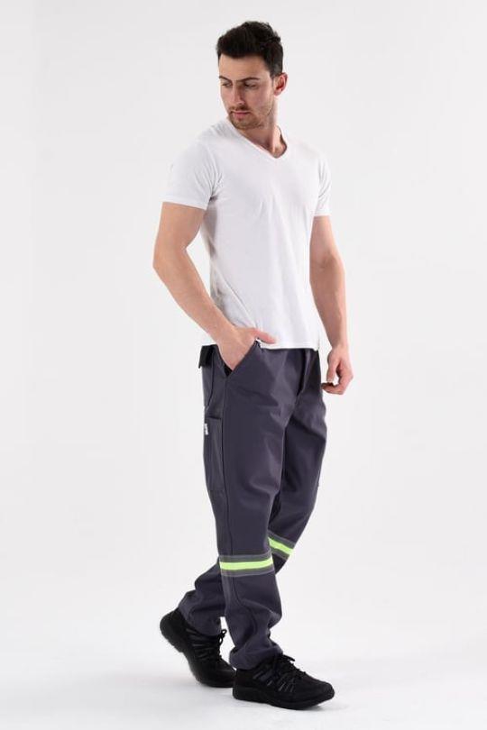 MUALTA SOFTSHELL İŞ PANTOLONU -Orta Gri