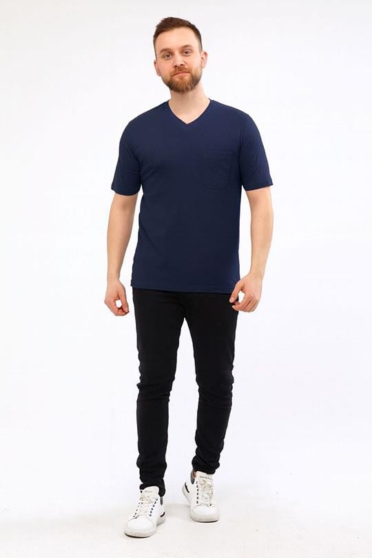 PENYE KA. SUP. V YAK TSHİRT-Lacivert