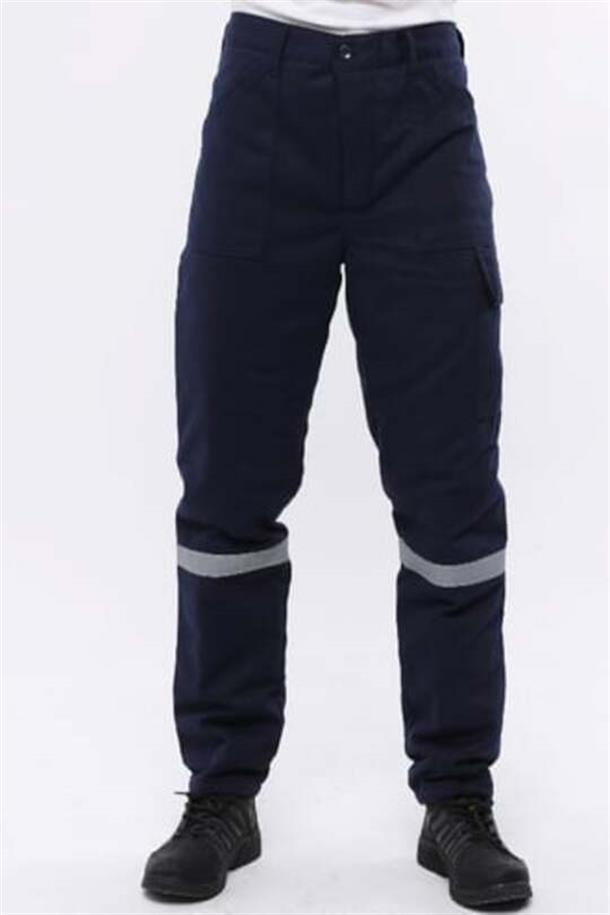 7X7 KAPİTONELİ KIŞLIK İŞ PANTOLONU 5 CEPLİ -Lacivert