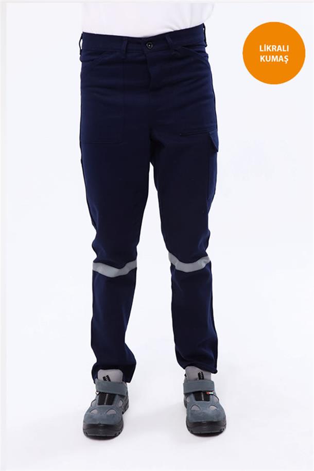 7X7 LİKRALI STANDART PANTOLON-Lacivert