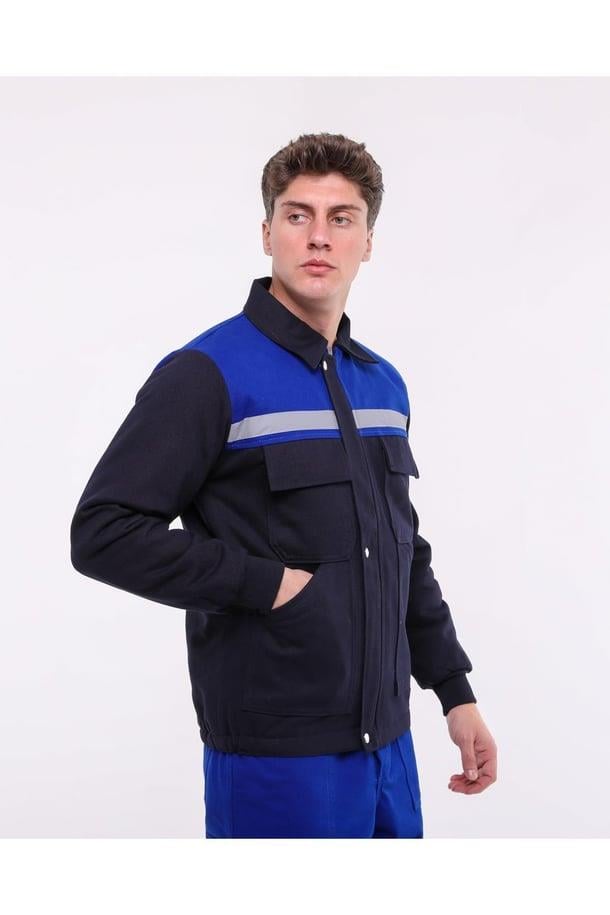 7X7 SAX BLUE UPPER COLOR QUILTED WINTER WORK COAT