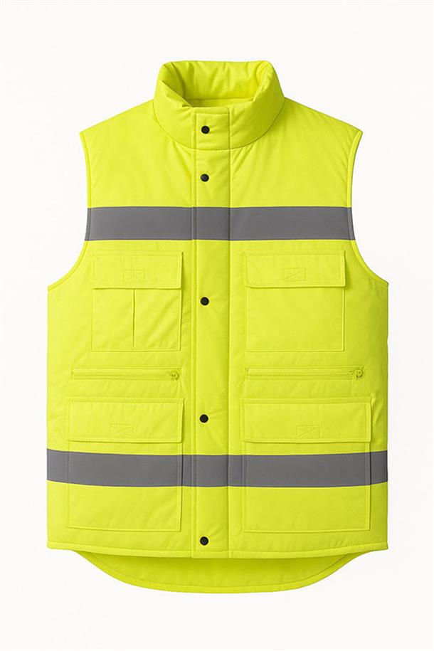 JUNİOR İTHAL YELEK-Neon Sarı