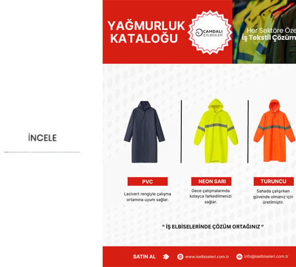 Yağmurluk Kataloğu