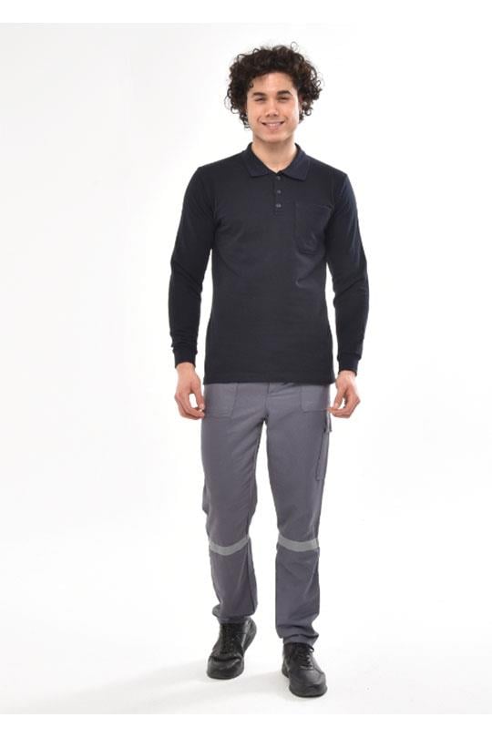 20/10 İKİ İPLİK P. YAKA SWEAT OPANENT -Siyah