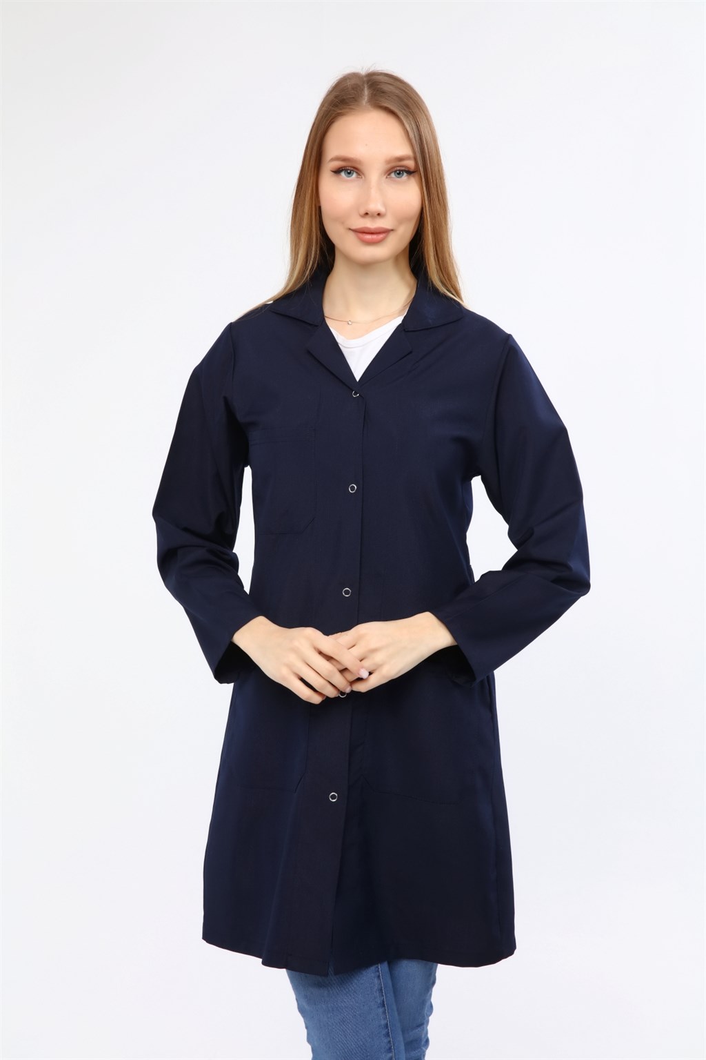 Çamdalı İş Elbiseleri - Lacivert Alpaka Kadın Önlük - Lacivert Kadın İş  ÖnlüğüÇDALPKKDNLACİ-XSiş güvenlik elbiseleriÇamdalı İş Elbiseleri111,93  TLÇamdalı İş Elbiseleri İmalat Sanayi