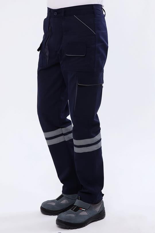 MULTI-POCKET TROUSERS FROM BLEND - Navy Blue