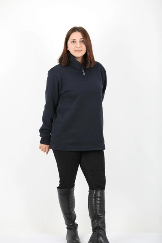 ÜÇ İPLİK BALIKÇIYAKA SWEAT OPANENT -Lacivert