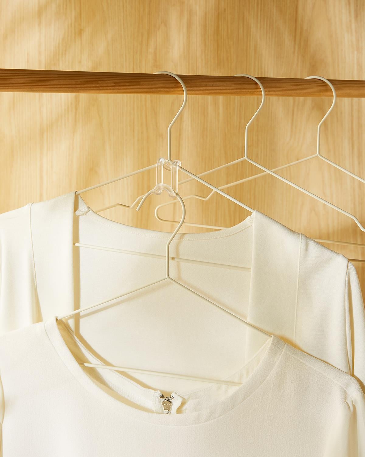 10lu Şeffaf Akrilik Askı Kancası 4 x 2.5 x 0.38 cm