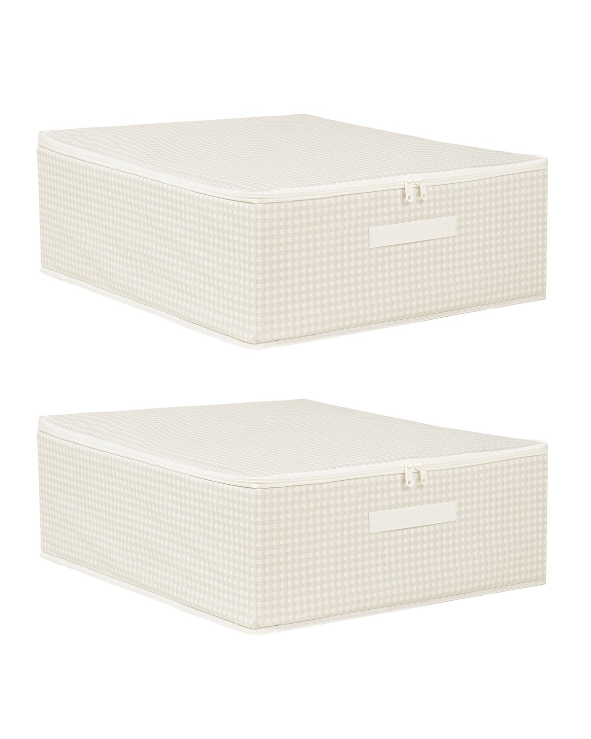 2li Gri Pötikare Destekli Kutu Hurç Set 45 x 55 x 18 cm