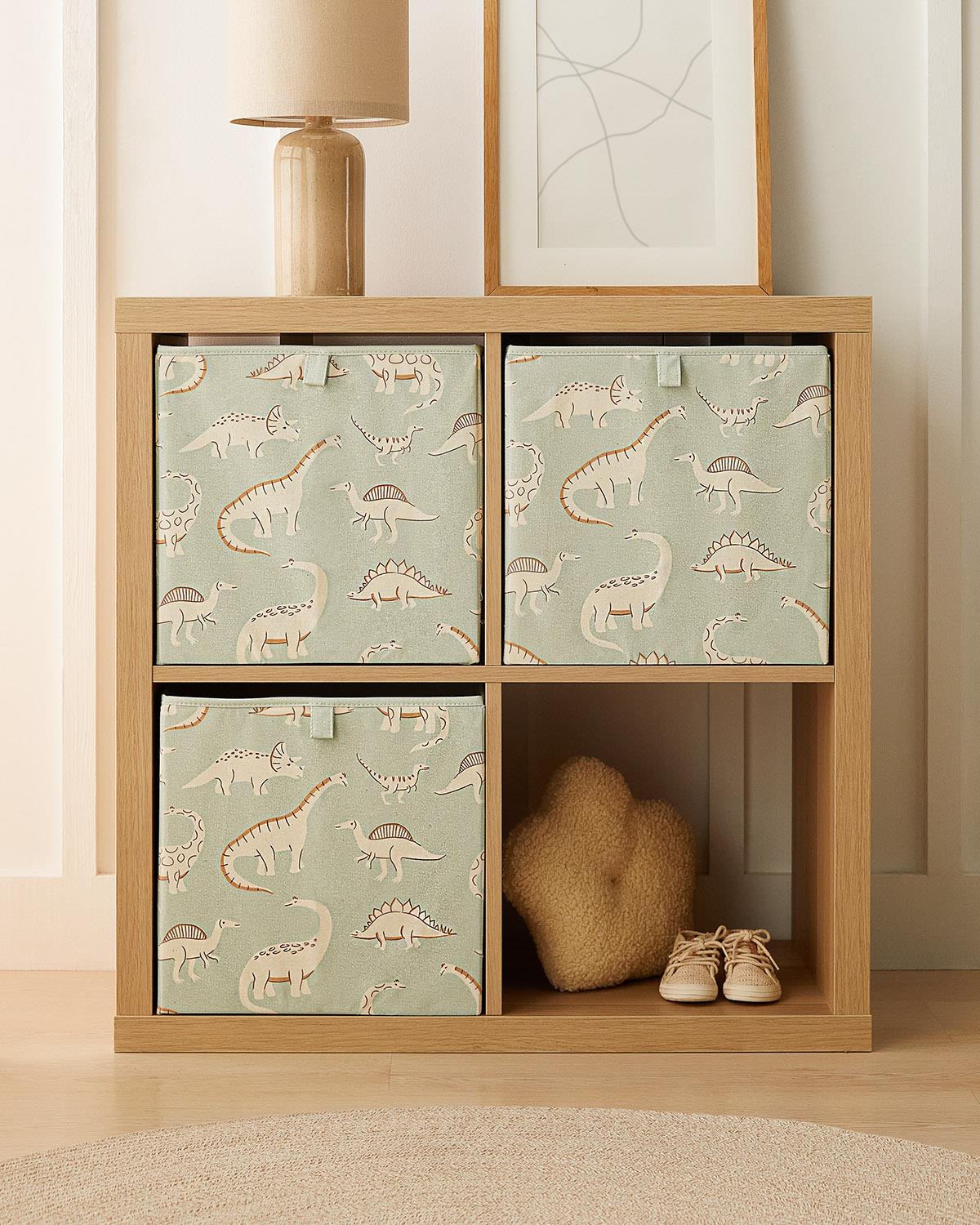 3lü Çocuk Odası Dinozor Kutu Set 33 x 30 x 33 cm