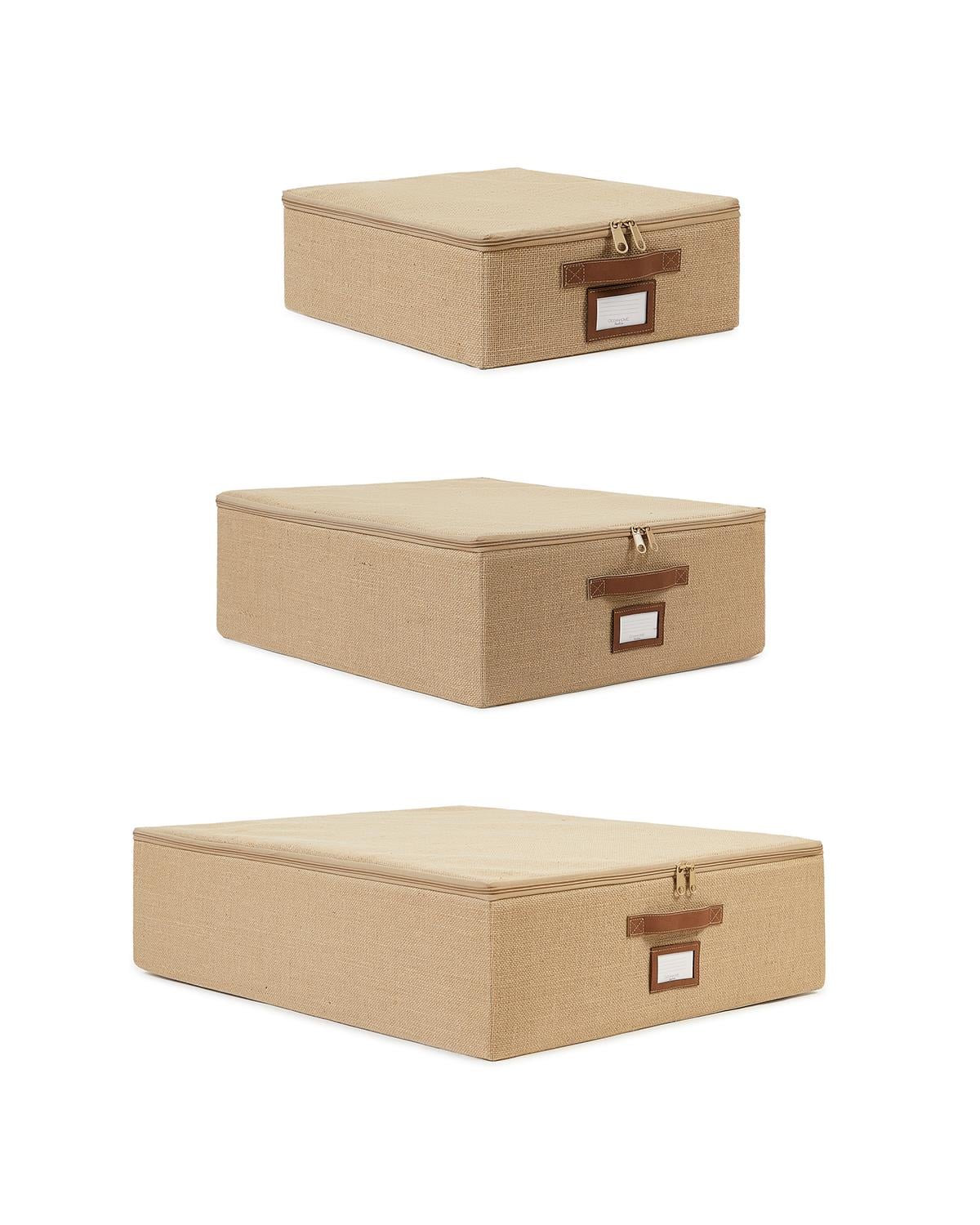 3lü Jüt Destekli Hurç Set 31 x 38 x 12 + 45 x 55 x 18 + 55 x 70 x 18 cm