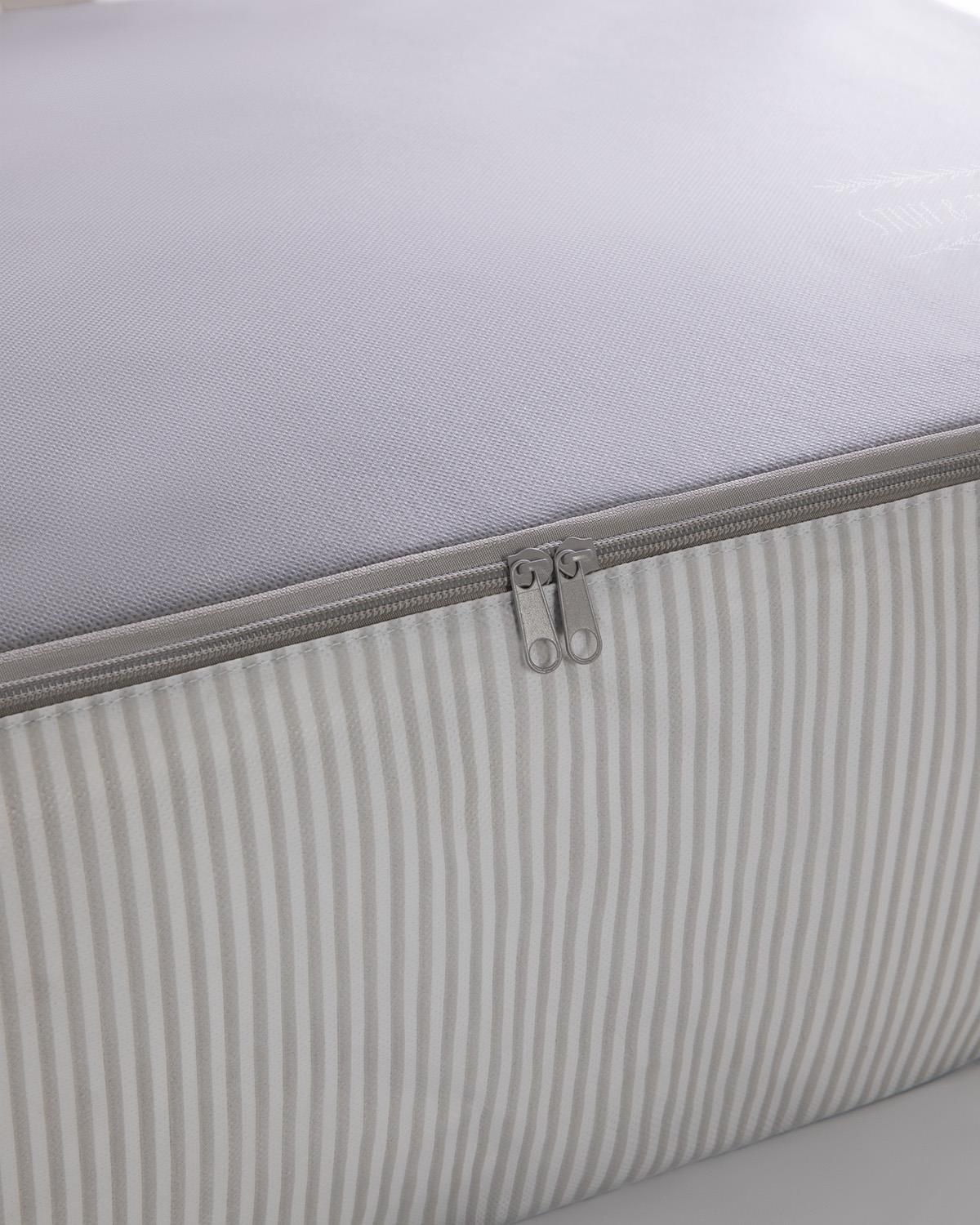 3lü Mega Boy Gri Renk Stuff & Things Baza Altı Hurç Set 74 x 46 x 22 cm