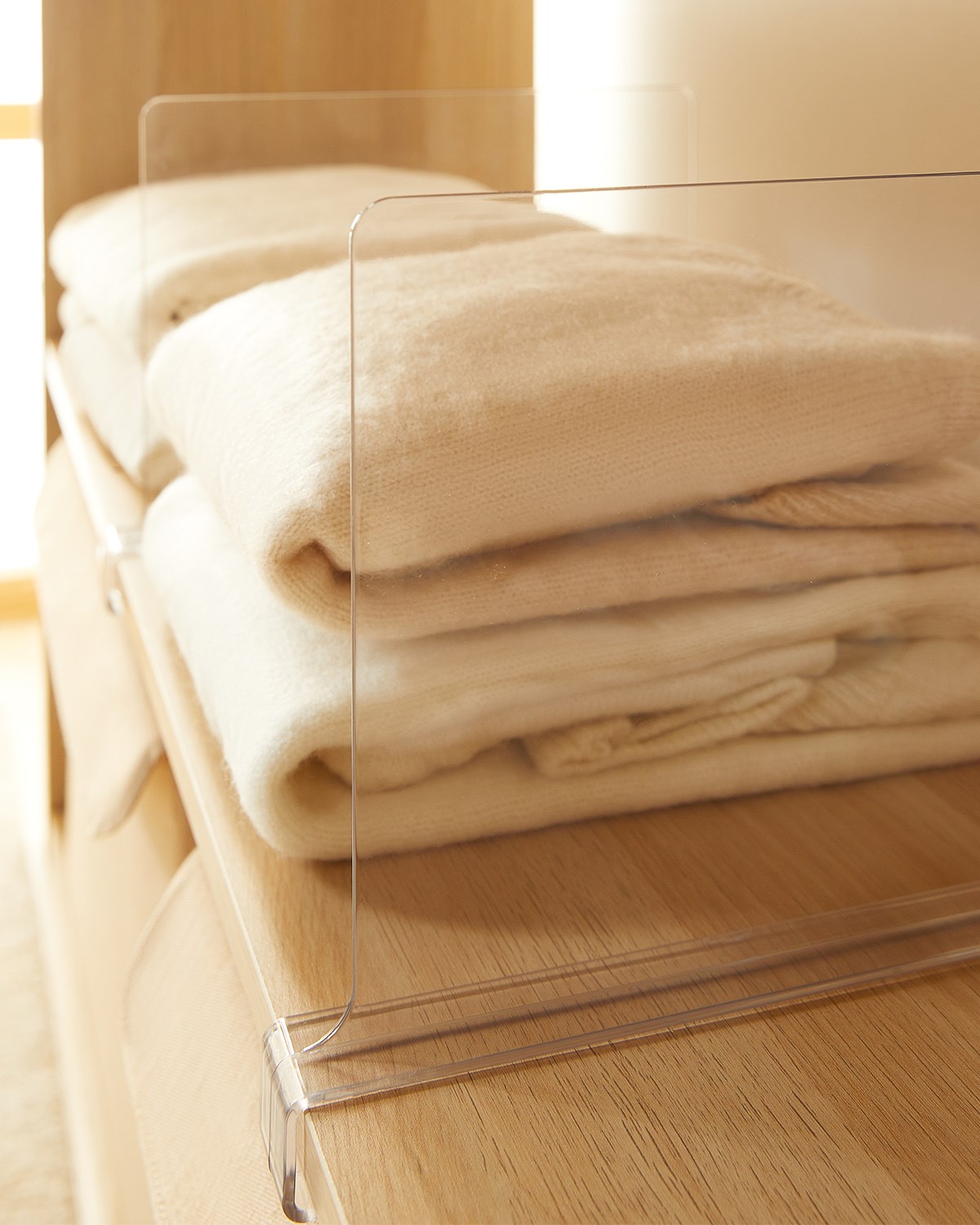 4lü Şeffaf Akrilik Çanta Raf Düzenleyici 20 x 30 x 0.29 cm