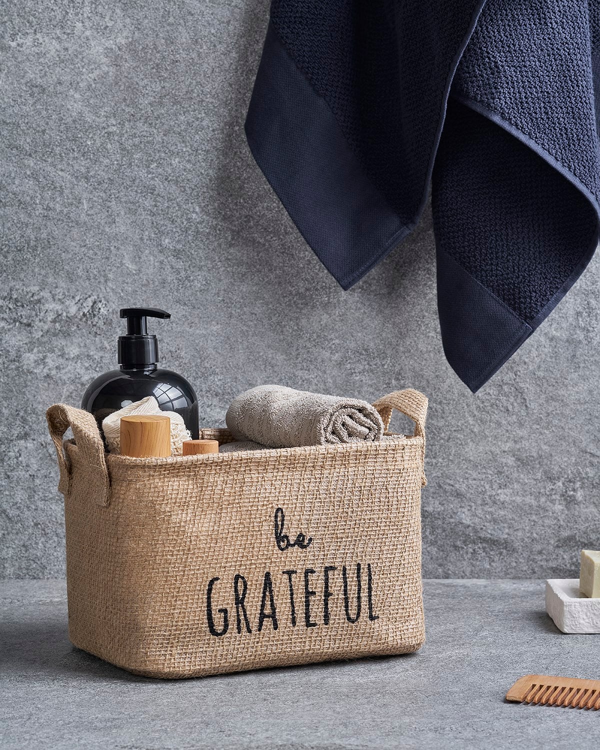 Be Grateful Jüt Sepet 24 x 17 x 14 cm