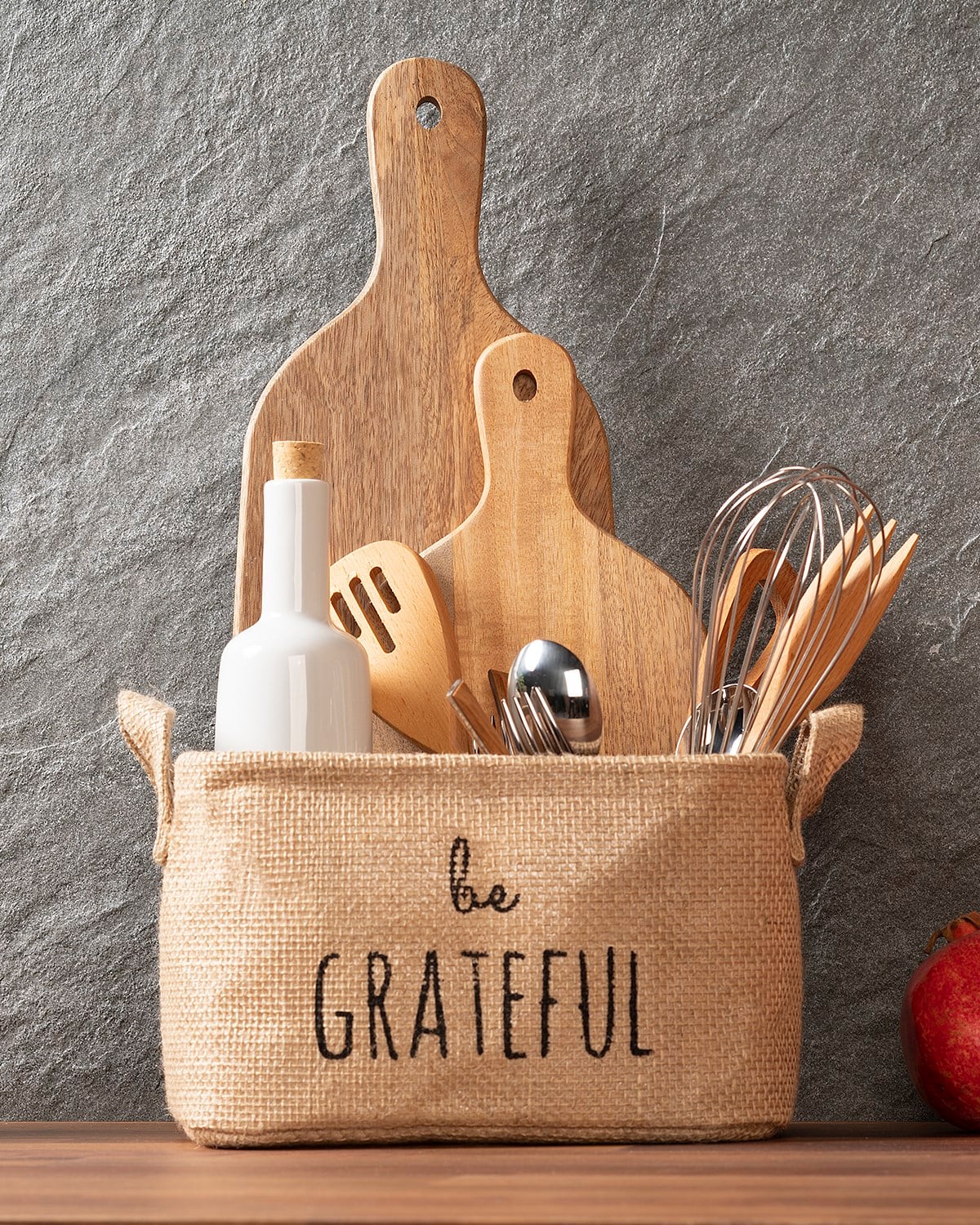 Be Grateful Jüt Sepet 24 x 17 x 14 cm