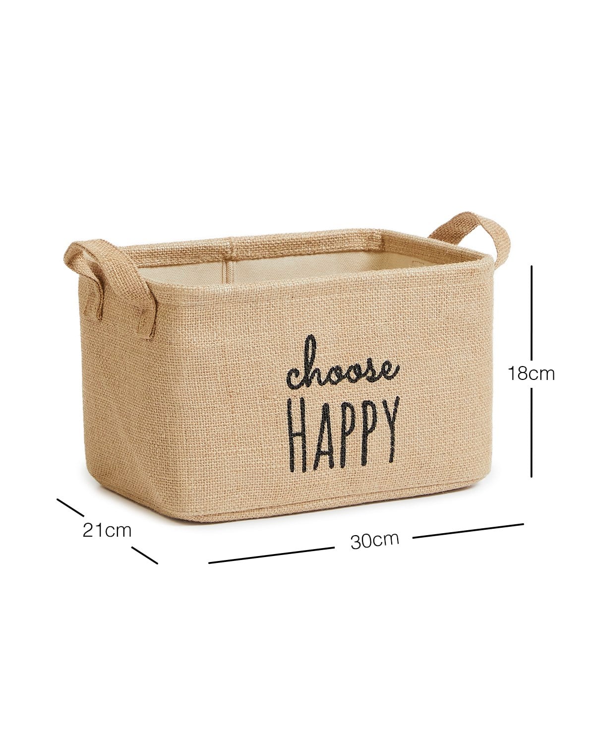 Choose Happy Jüt Sepet 30 x 21 x 18 cm