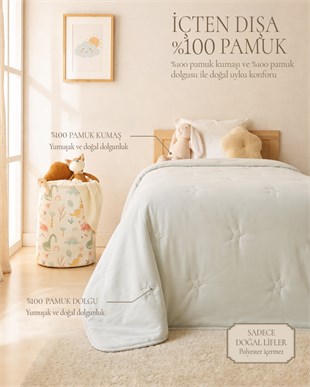  %100 Pamuk Penye Mavi Yıldız Nakışlı Bebek Çok Amaçlı Örtü 90 x 120 cm