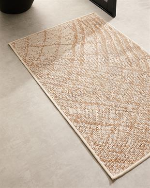  Leke Tutmaz İç Dış Mekan Bej Renk Desenli Papas 60 x 90 cm