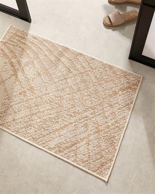  Leke Tutmaz İç Dış Mekan Bej Renk Desenli Papas 60 x 90 cm
