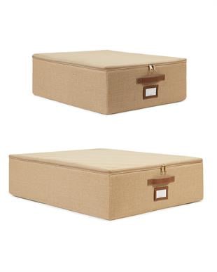 2li Jüt Destekli Hurç Set  45 x 55 x 18 + 55 x 70 x 18 cm