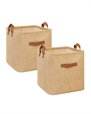 2li Jüt Sepet Set 30 x 30 x 30 cm