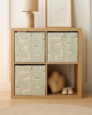3lü Çocuk Odası Dinozor Kutu Set 33 x 30 x 33 cm