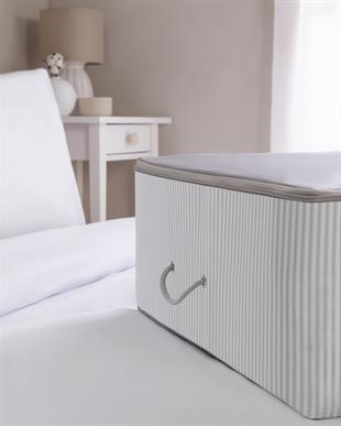 3lü Mega Boy Gri Renk Stuff & Things Baza Altı Hurç Set 74 x 46 x 22 cm