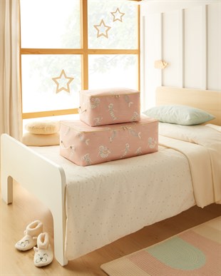 4lü Çocuk Odası Deniz Kızı Hurç Set 2 Adet 30 x 22 x 18 / 2 Adet 52 x 28 x 21 cm