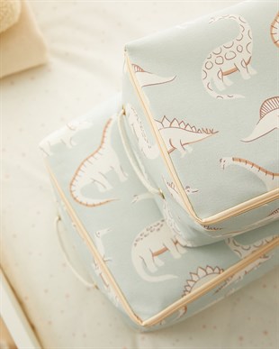 4lü Çocuk Odası Dinozor Hurç Set 2 Adet 30 x 22 x 18 / 2 Adet 52 x 28 x 21 cm
