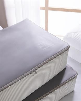 4lü Gri Renk Stuff & Things Baza Altı Hurç Set 2 Adet 62 x 46 x 22 / 2 Adet 74 x 46 x 22 cm