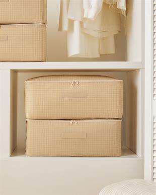 4lü Orta Boy Bej Pötikare Hurç Set 52 x 28 x 21 cm