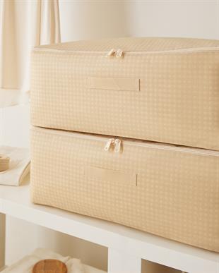 4lü Orta Boy Bej Pötikare Hurç Set 52 x 28 x 21 cm