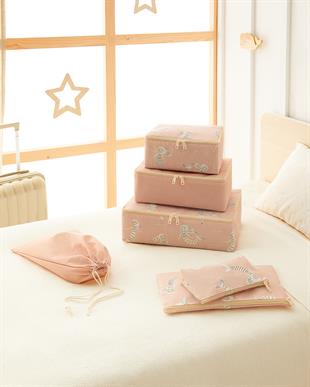 6lı Çocuk Odası Deniz Kızı Bavul İçi Düzenleyici Set