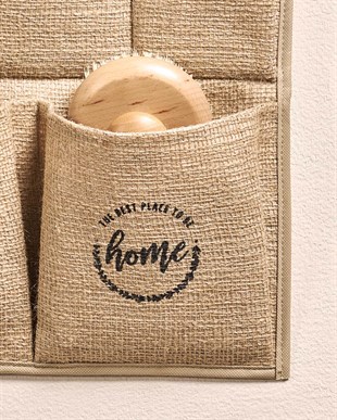 2 Katlı Home Jüt Duvar Tipi Düzenleyici 35 x 45 cm