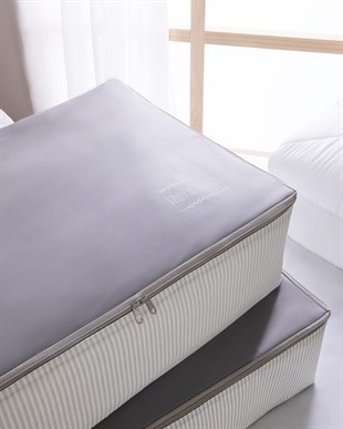 2li Gri Renk Stuff & Things Baza Altı Hurç Set