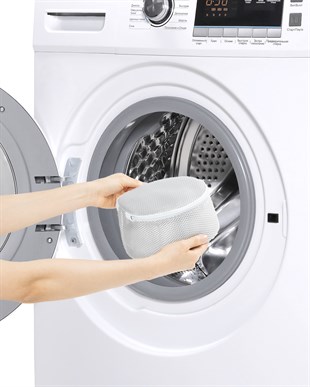 3lü Gri Renk İç Çamaşırı Yıkama Filesi Set