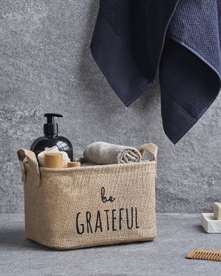 Be Grateful Jüt Sepet 24 x 17 x 14 cm
