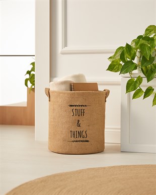 Stuff & Things Jüt Sepet 30 x 31 cm