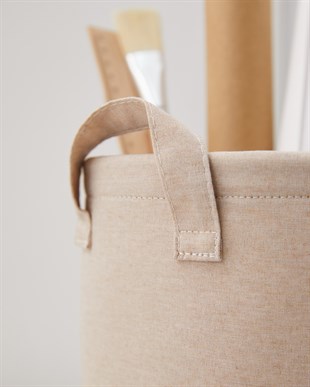 Bej Renk Believe Sepet 20 x 20 cm