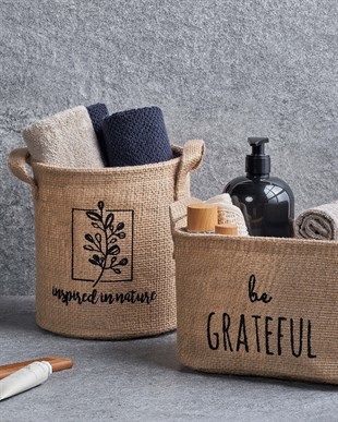 Inspred In Nature Jüt Sepet 20 x 20 cm