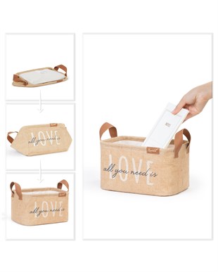 Love Jüt Sepet 24 x 17 x 14 cm