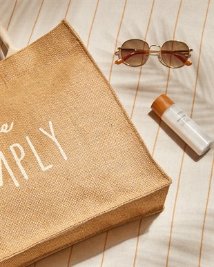 Live Sımply Jüt Çanta 42 x 35 x 12 cm