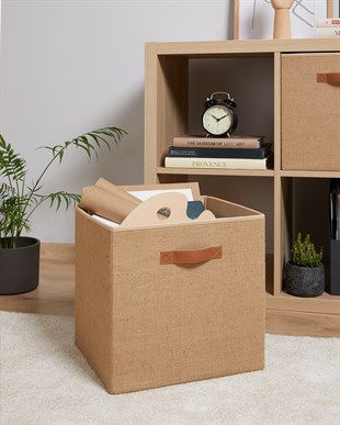 2li Jüt Kutu Set 33x30x33 cm